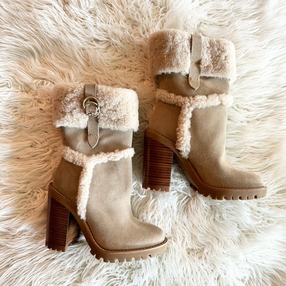 COACH Harlie Booties - NEVER WORN - Perfect Condition! - Picture 1 of 5